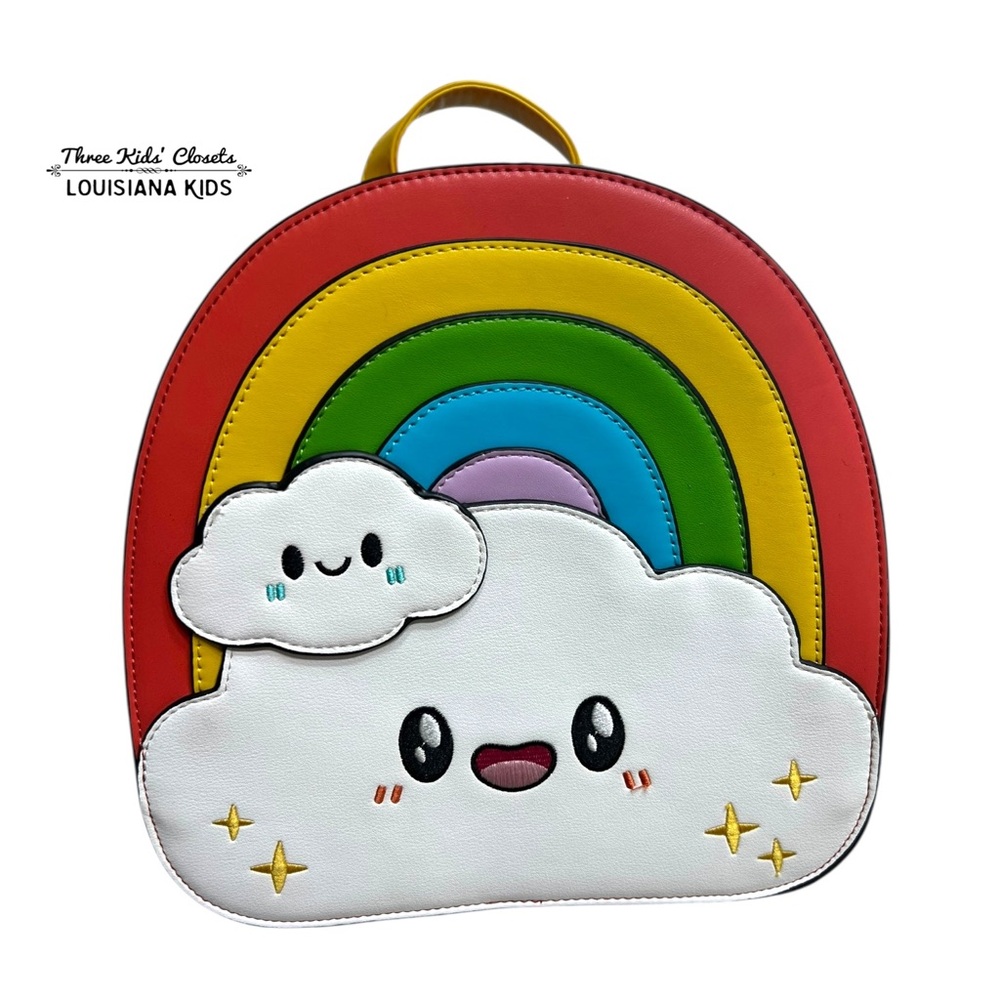 Squishable Mini Rainbow Cloud Backpack Bag
